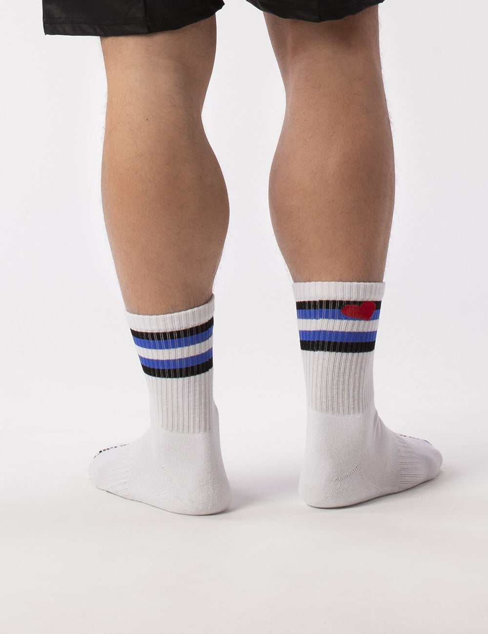 Barcode Half Socks Leather