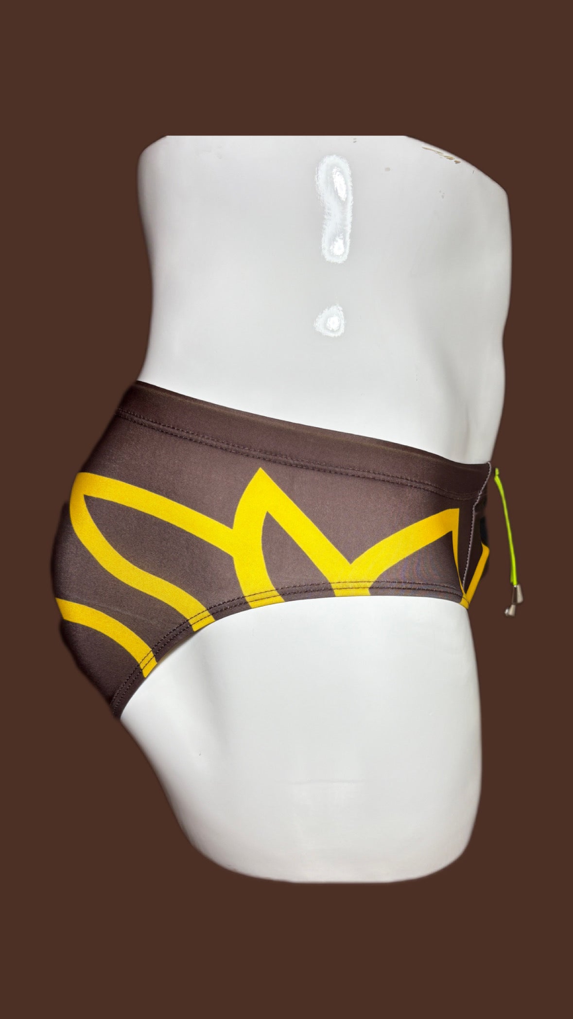 ONIP - Brown and Yellow Swim Briefs