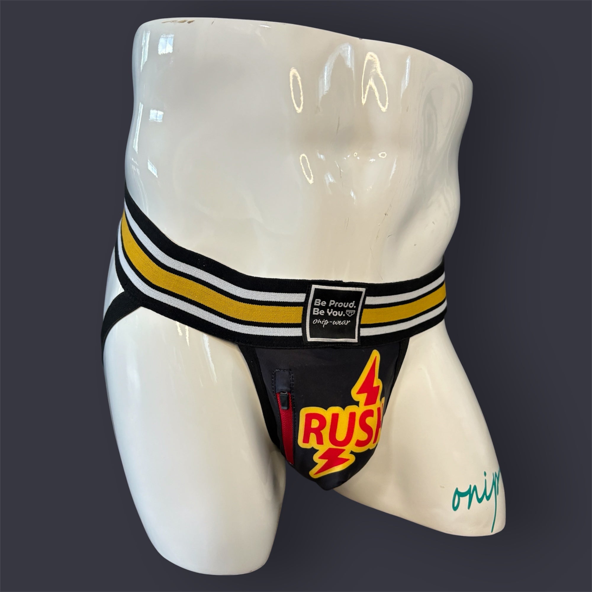 ONIP - Black Pocket Rush Jockstrap