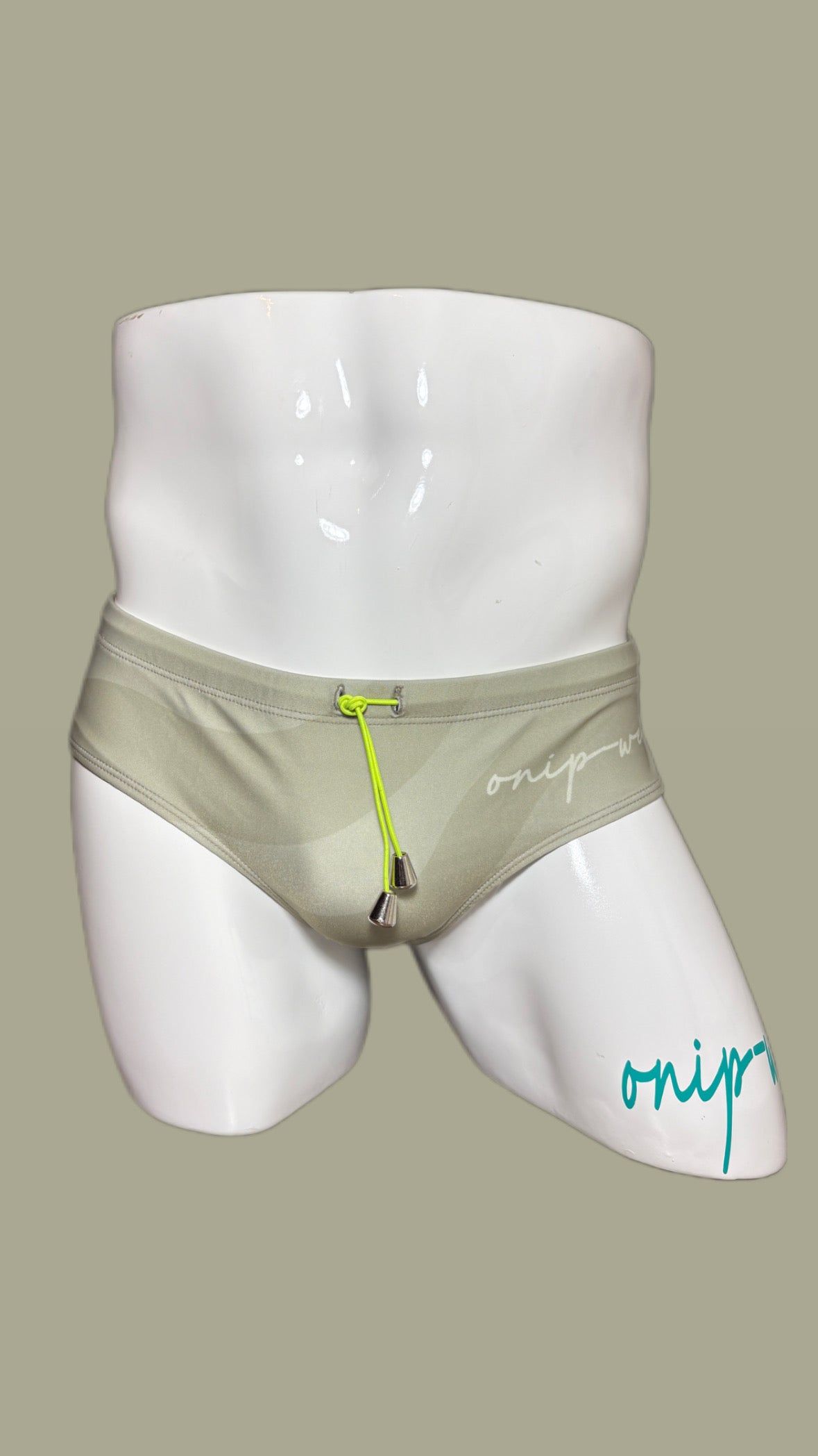 ONIP - Beige Wave Swim Brief