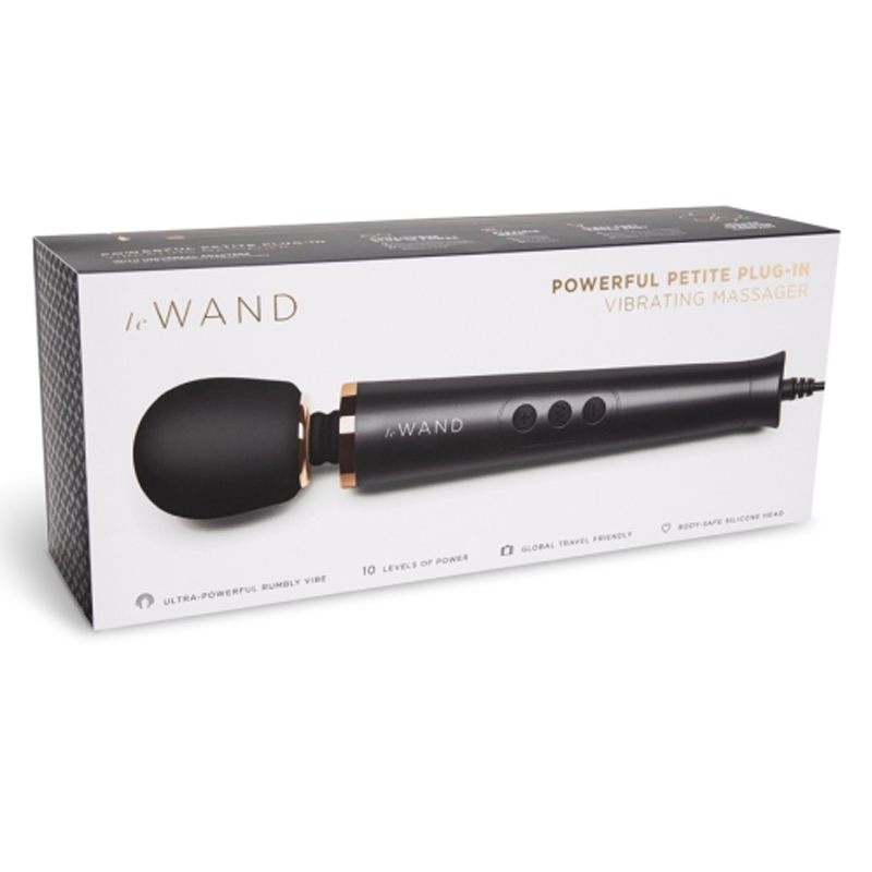 Powerful Petite Plug-In Massager - Black