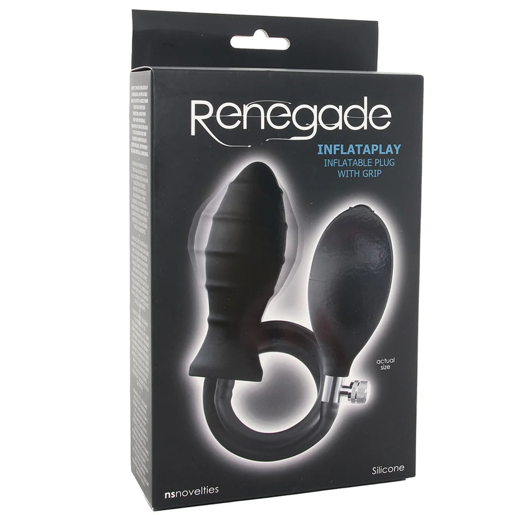 NS Novelties - Renegade Inflataplay Inflatable Plug with grip