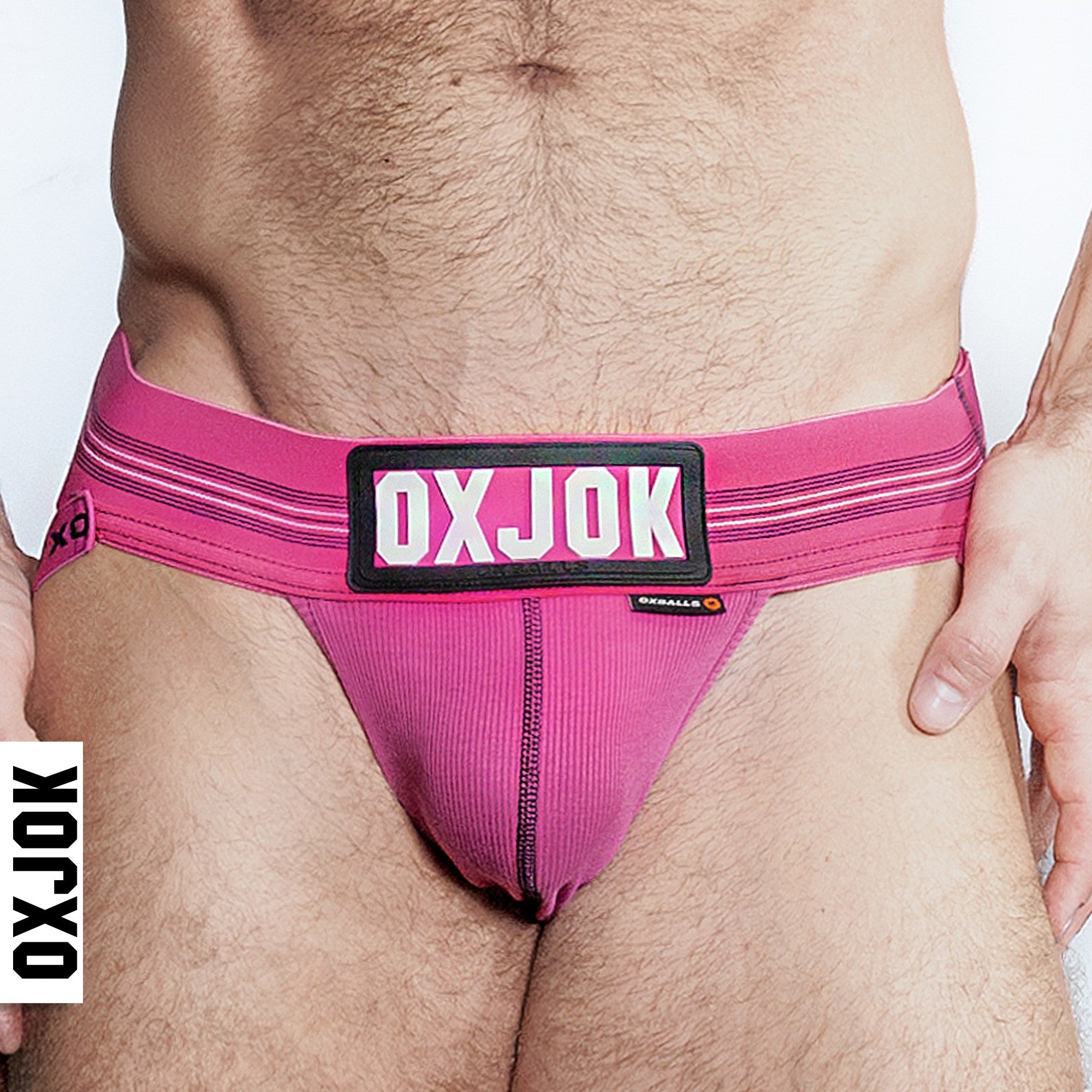 SLINGJOCK, upthrust slider-strap jock, PINK SKY, XX-LARGE