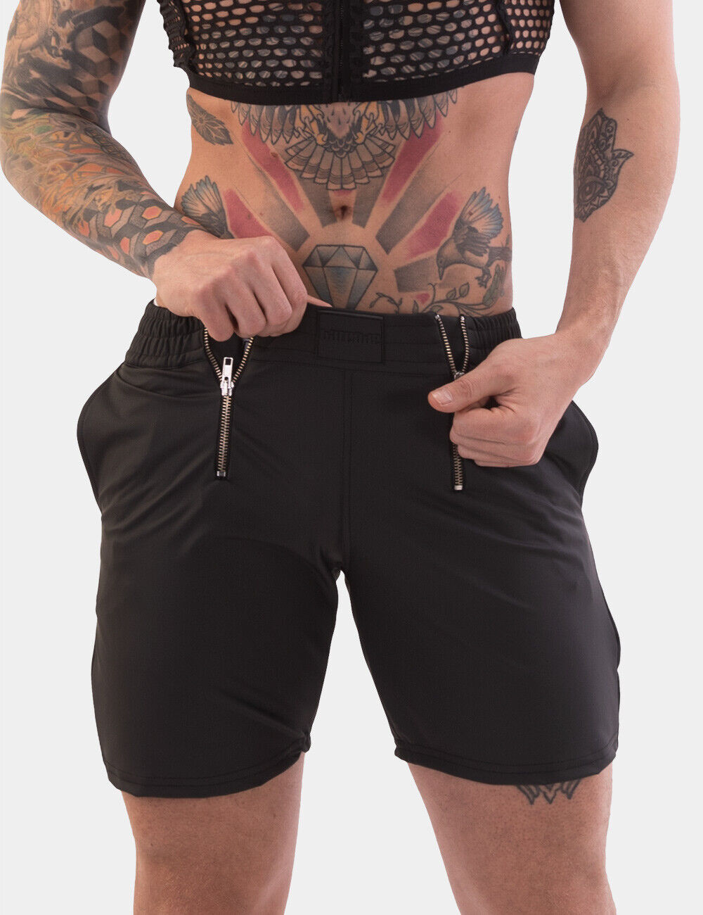 Barcode Berlin - Zipper Shorts Doraf