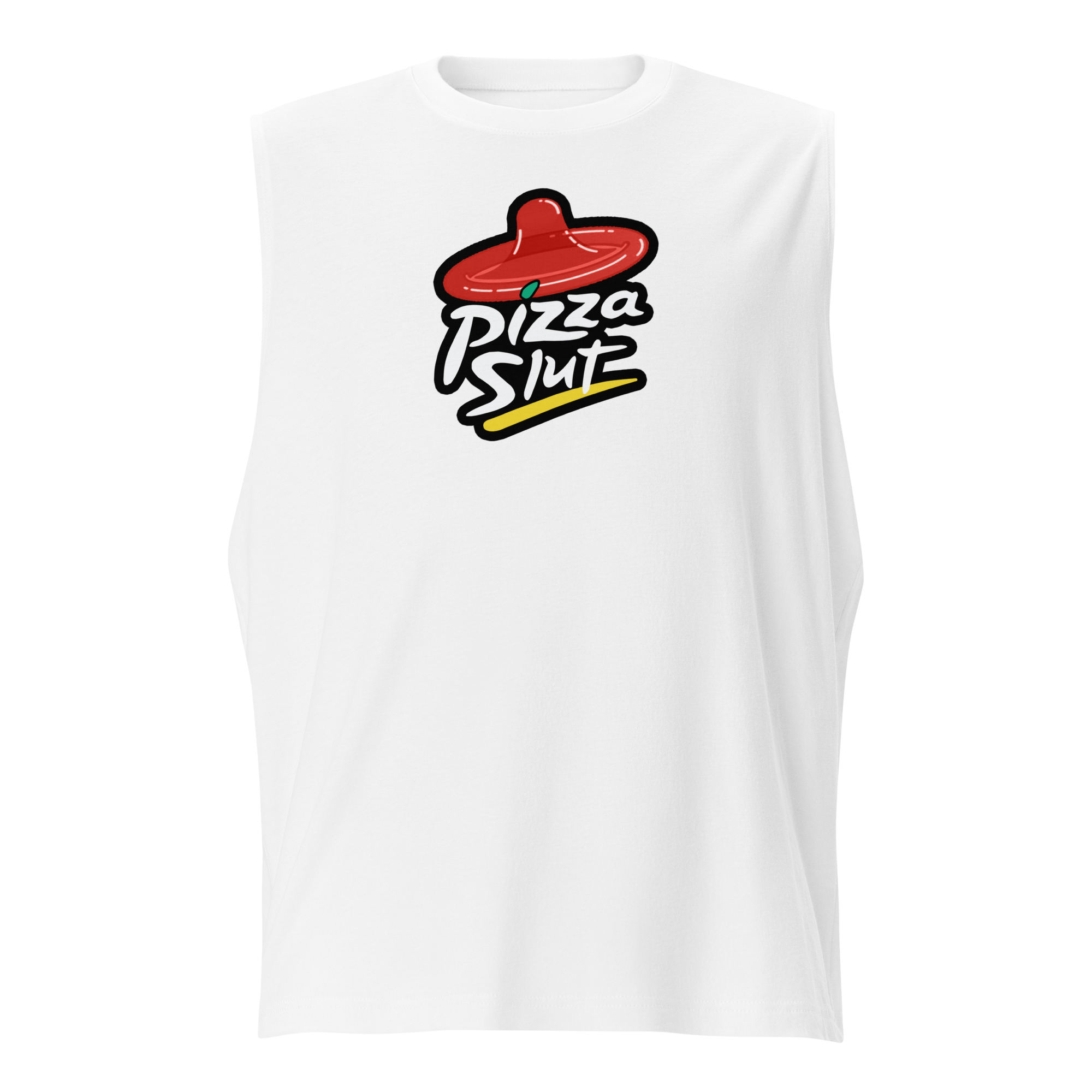 SLAY TEES CANADA - PIZZA SLUT MUSCLE TANK