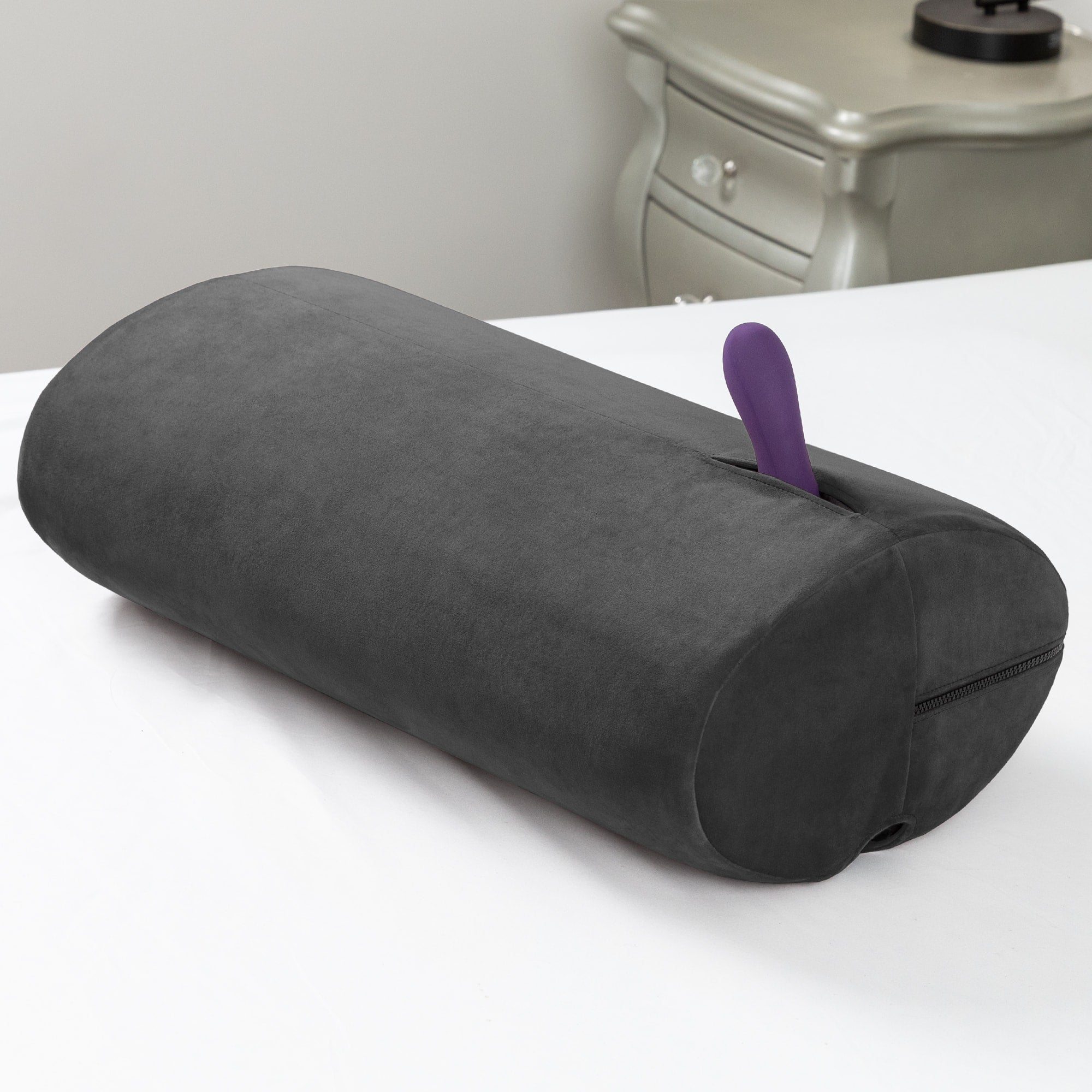 Wing Sex Toy Mount - Black Microvelvet - non retail box